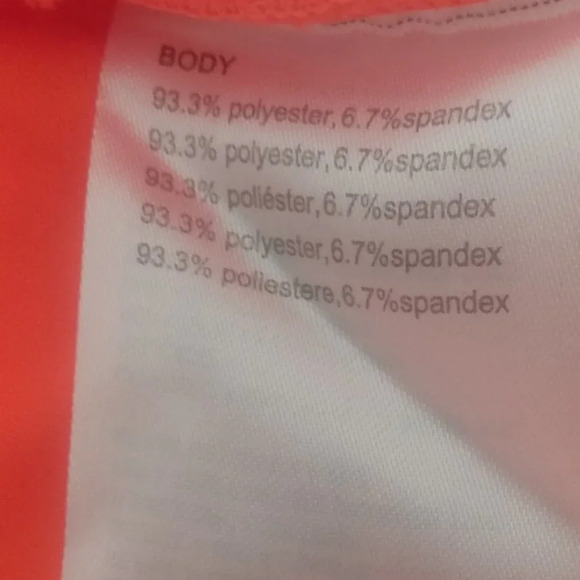 Mens baleaf quick dri reflective ORANGE work out Tshirt NWOT - Picture 4 of 7